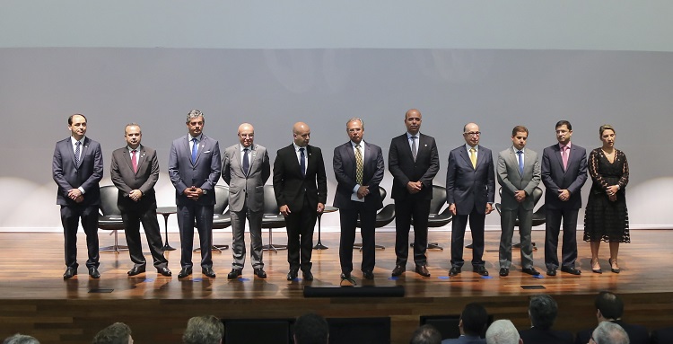 A equipe do Ministério da Economia na posse de Paulo Guedes